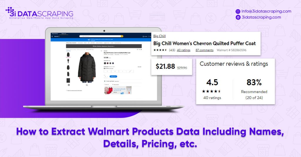How to Extract Walmart Products Data Including Names, Details, Pricing