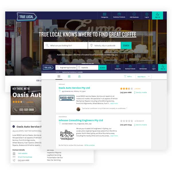 Truelocal-Website